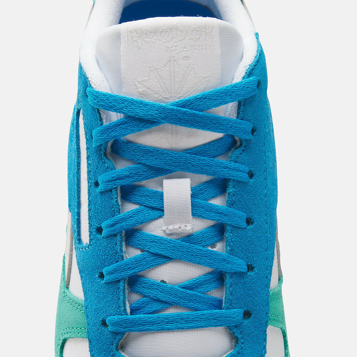 Baskets Classic Leather blanc/vert, REEBOK CLASSICS