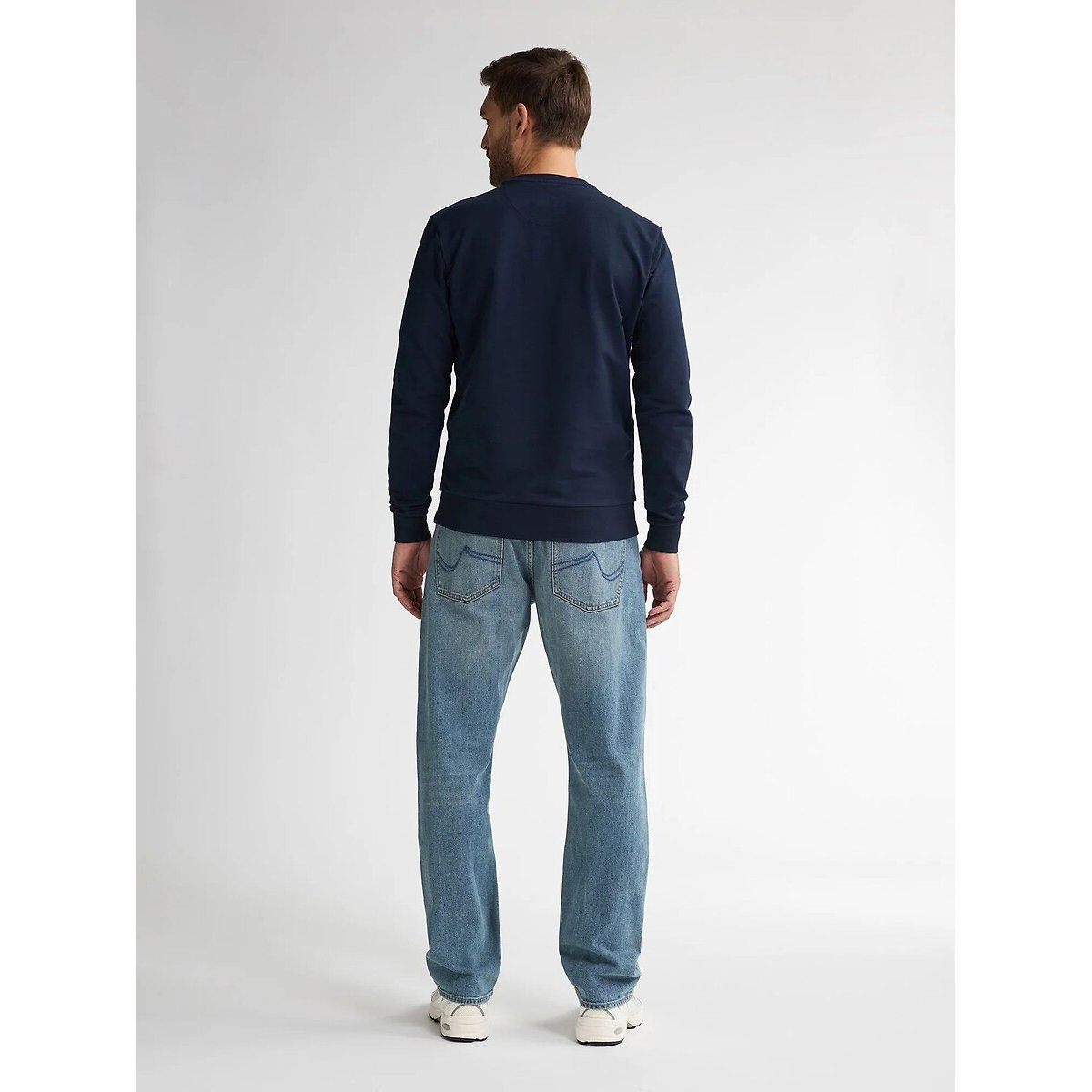 Jeans loose fit LEWIS blu sbiadito, PETROL INDUSTRIES