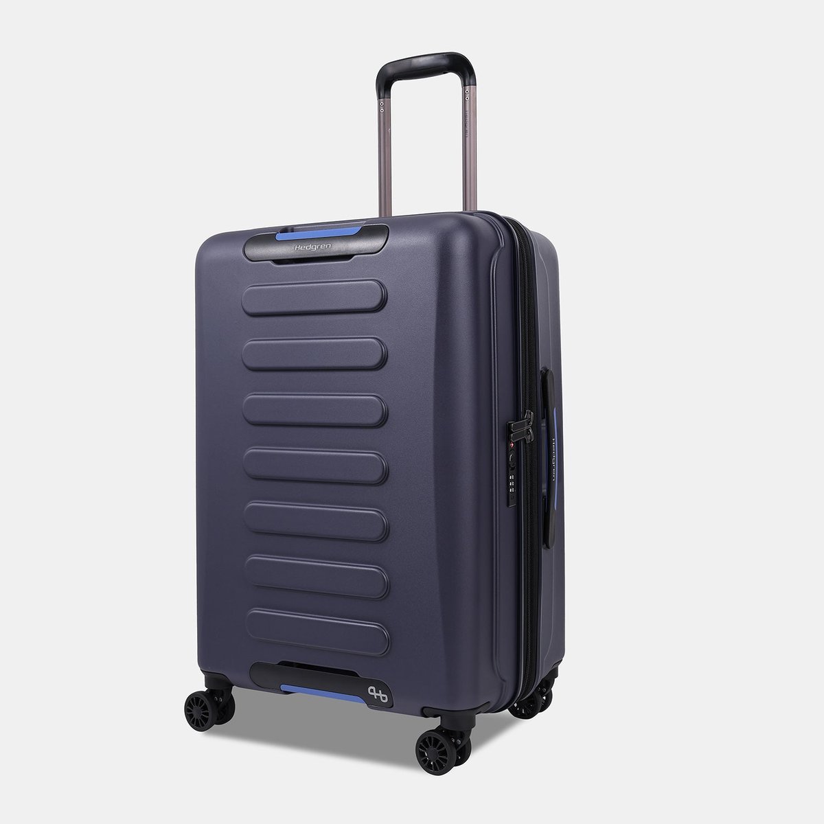Valise soute rigide extensible 4 roues sécurisée peacoat blue, HEDGREN