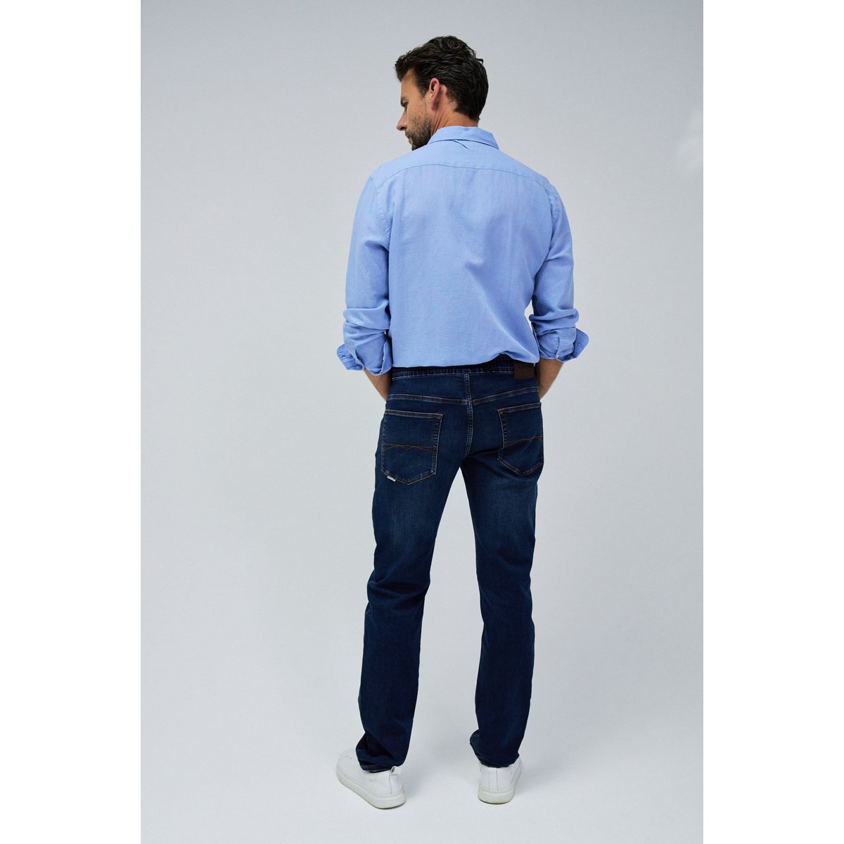 PANTALON JOGGERS S-ACTIV bleu denim, SALSA JEANS