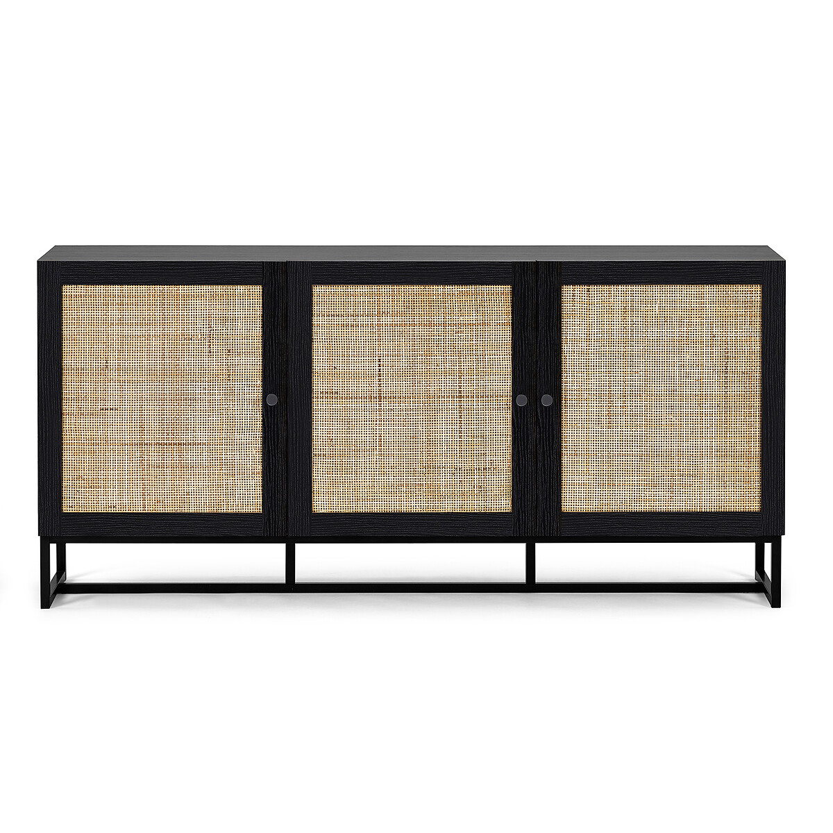 Indiya Rattan Sideboard black, SO'HOME