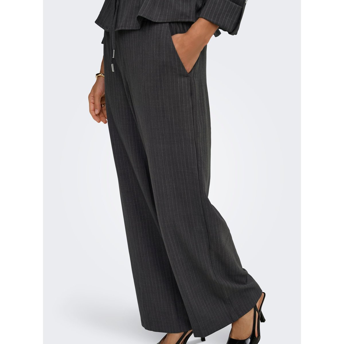 Pantalon dark grey melange, JDY
