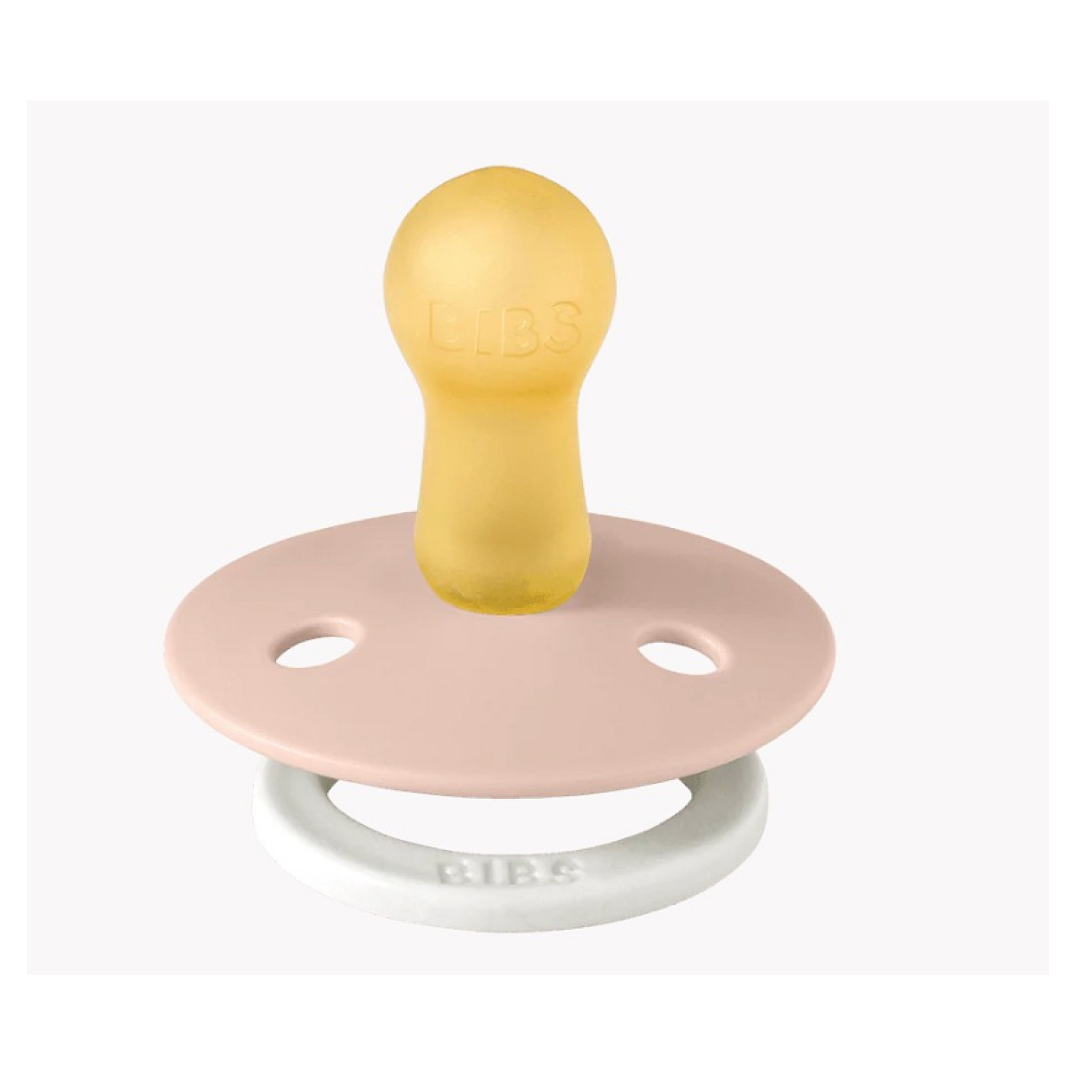 Lot de 2 sucettes Glow - Latex de caoutchouc naturel - Taille 1 0-6 mois Blush/Vanilla couleur unique, Bibs