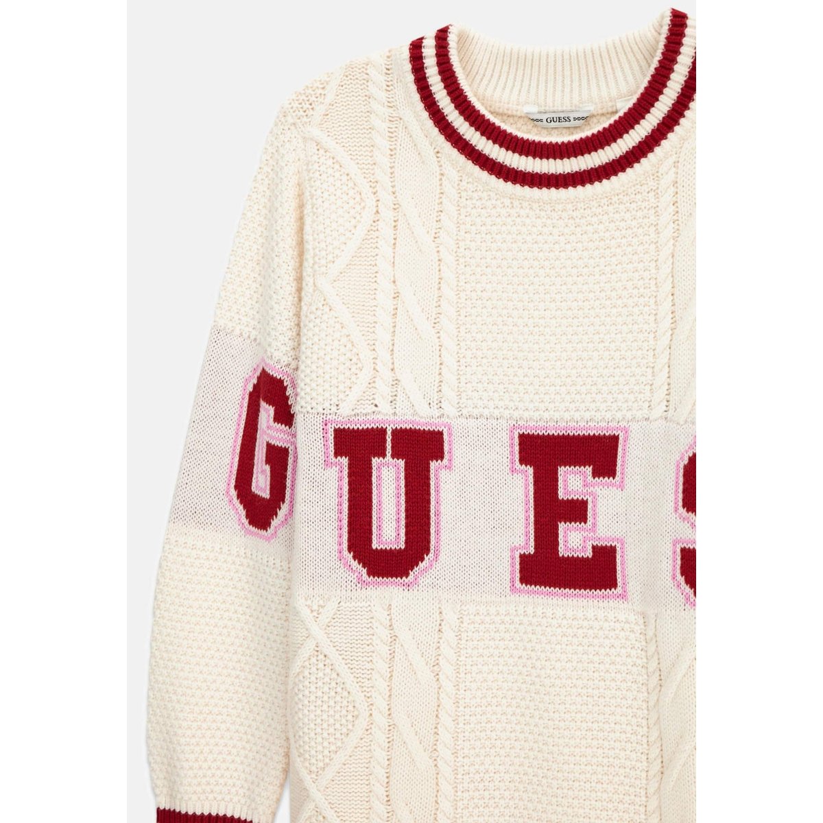 Robe En Mélange De Laine crème, GUESS KIDS
