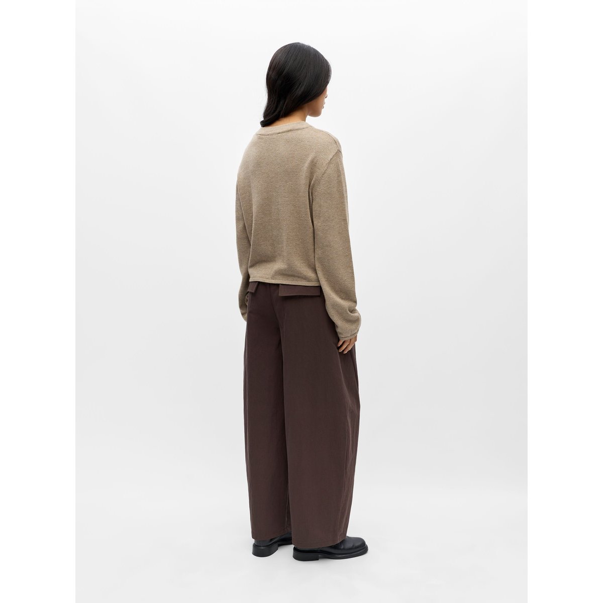 Cardigan marron - fossil1, OBJECT