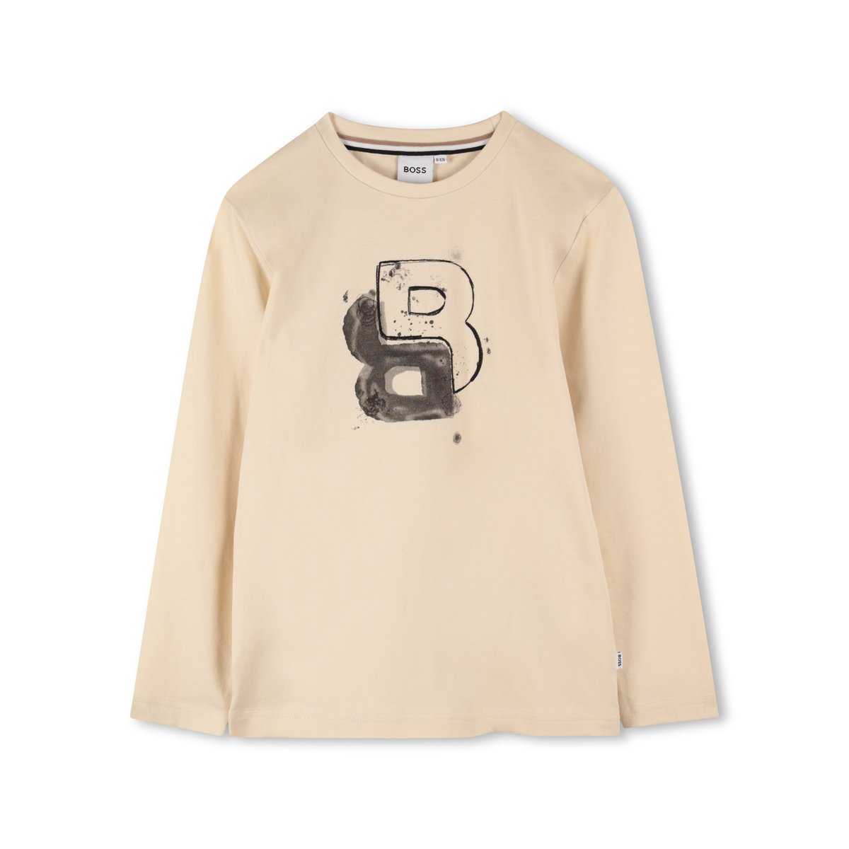 Tee-shirt manches longues vanille, BOSS KIDSWEAR