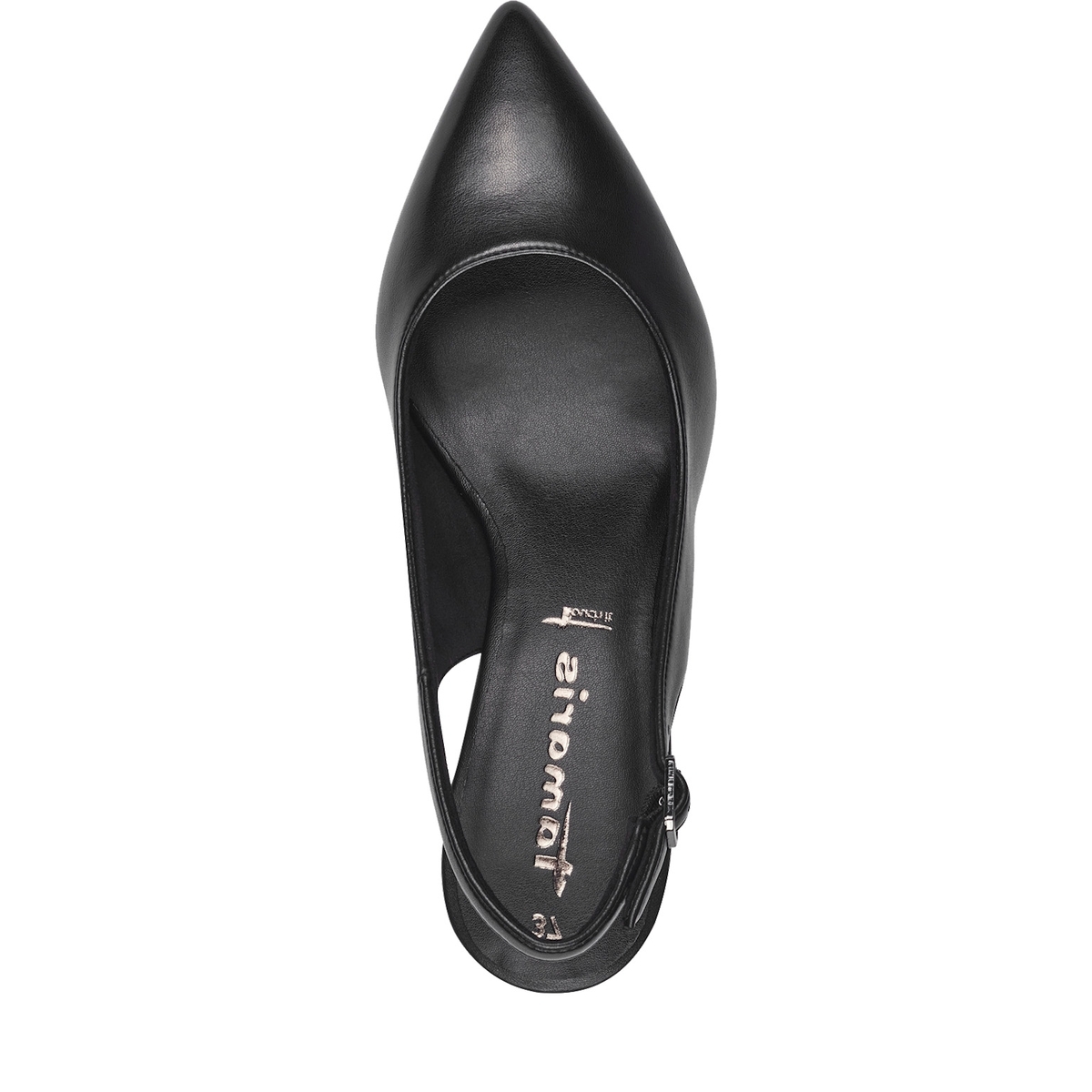 Escarpins slingback noir, TAMARIS