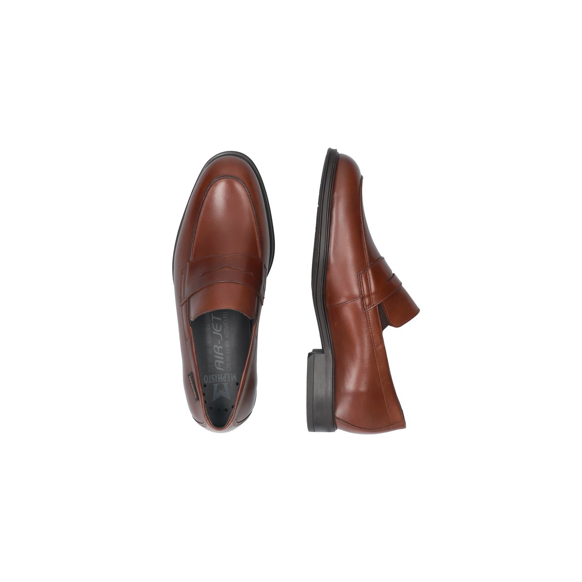 Mocassins en cuir KURTIS marron p5135662, MEPHISTO