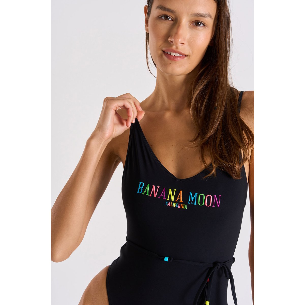 Maillot 1 piece Newton - COLORMOON noir, BANANA MOON