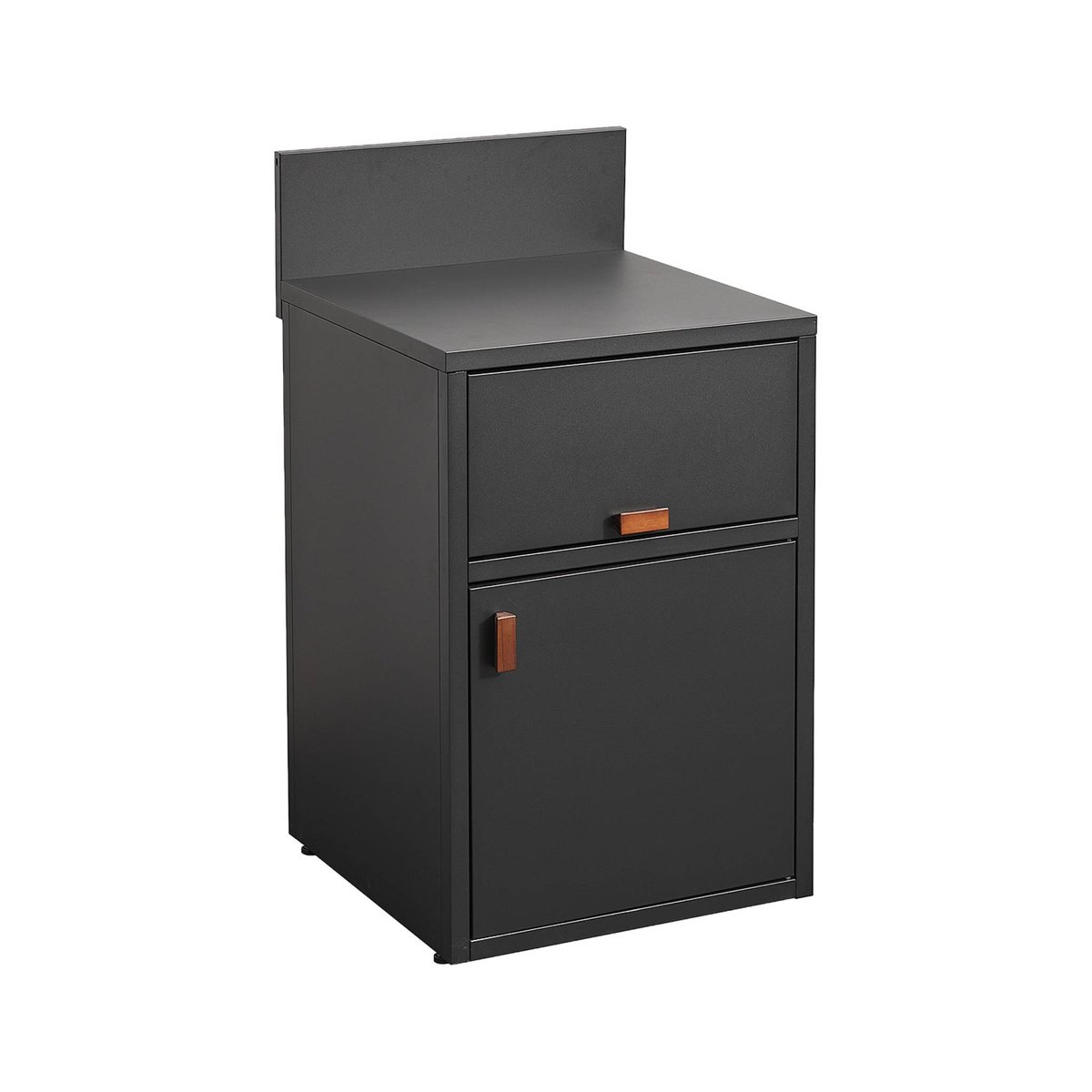 Module de cuisine extérieure acier 2 portes L60cm THIRA noir, SWEEEK