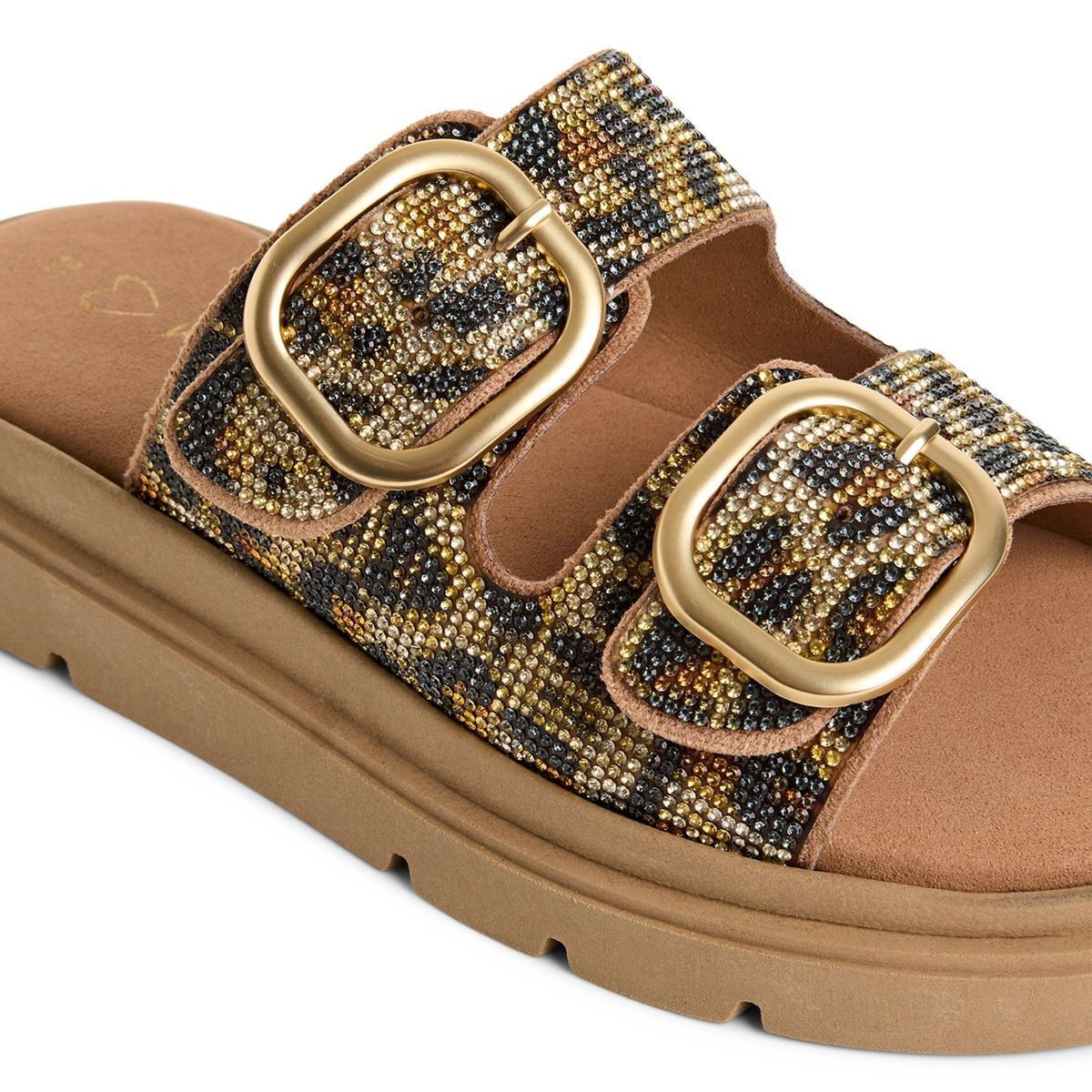 Mule en boucle marron cognac croco, MARCO TOZZI