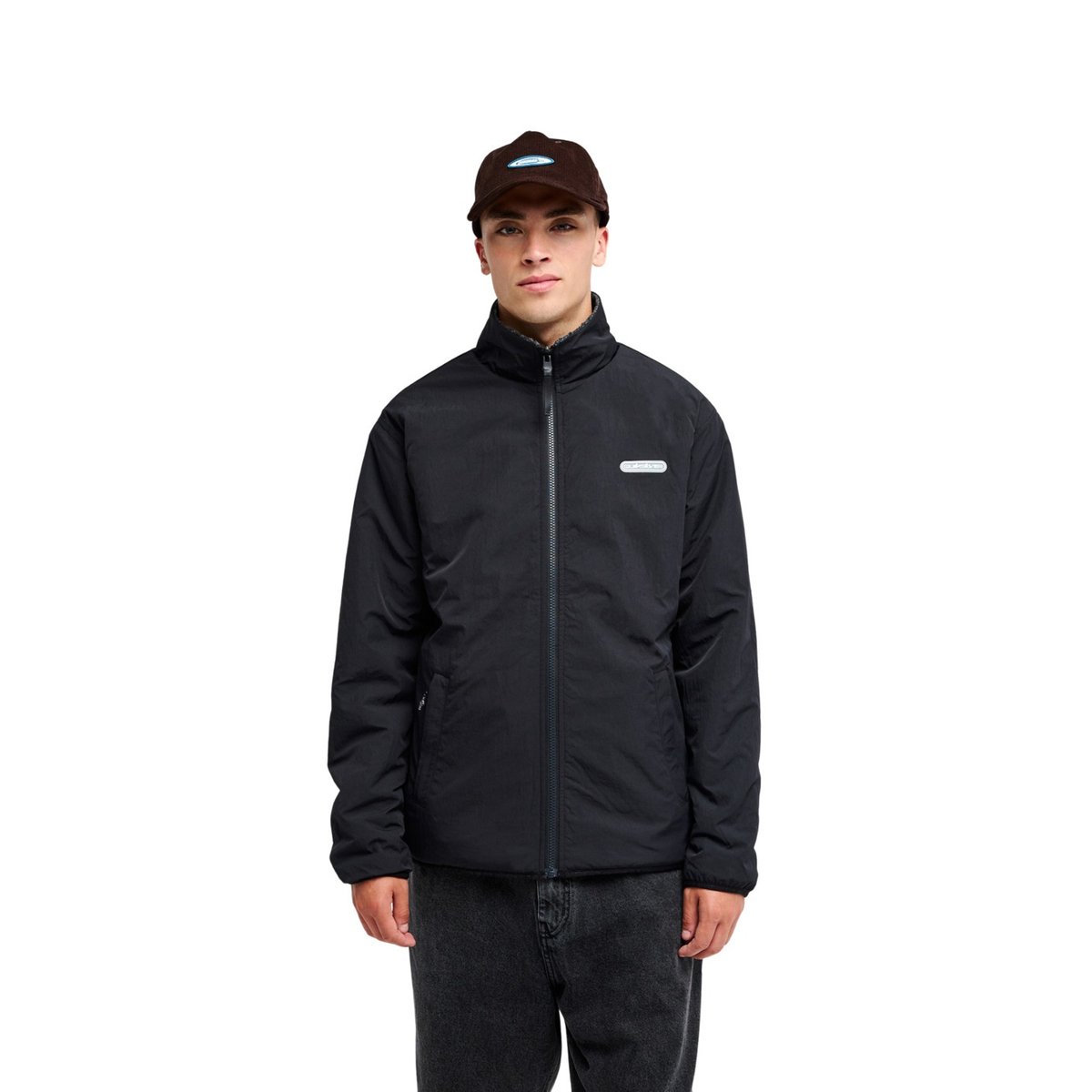 Polaire zippée en sherpa URBAN STORM REVERSIBLE noir black, QUIKSILVER