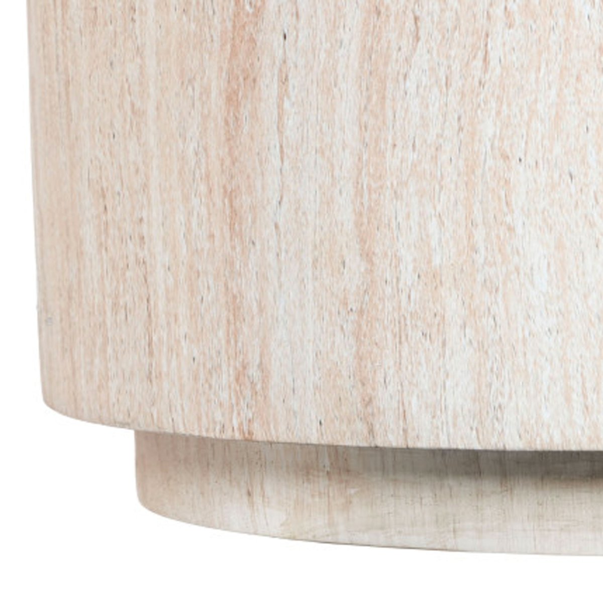 Table basse ronde en fibre de verre effet marbre beige 70x70x36cm beige, WADIGA