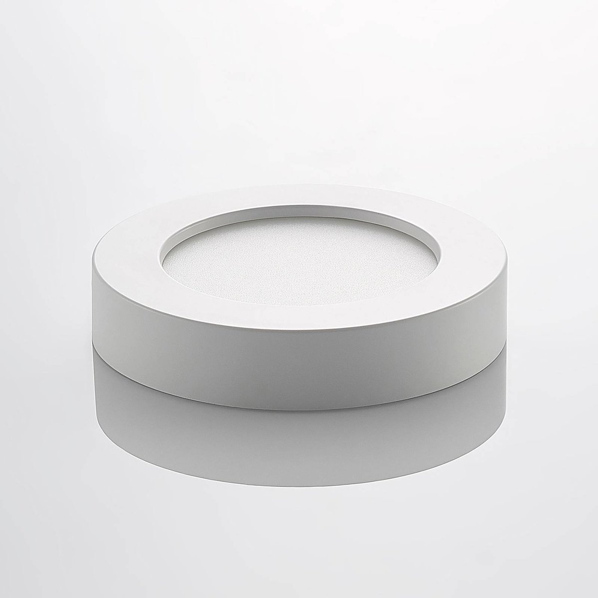 Plafonnier en aluminium moderneLED, Edwina blanc, PRIOS