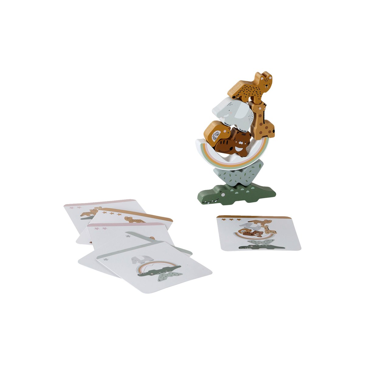 Jeu d'équilibre TANZANIE en bois FSC® marron, VERTBAUDET