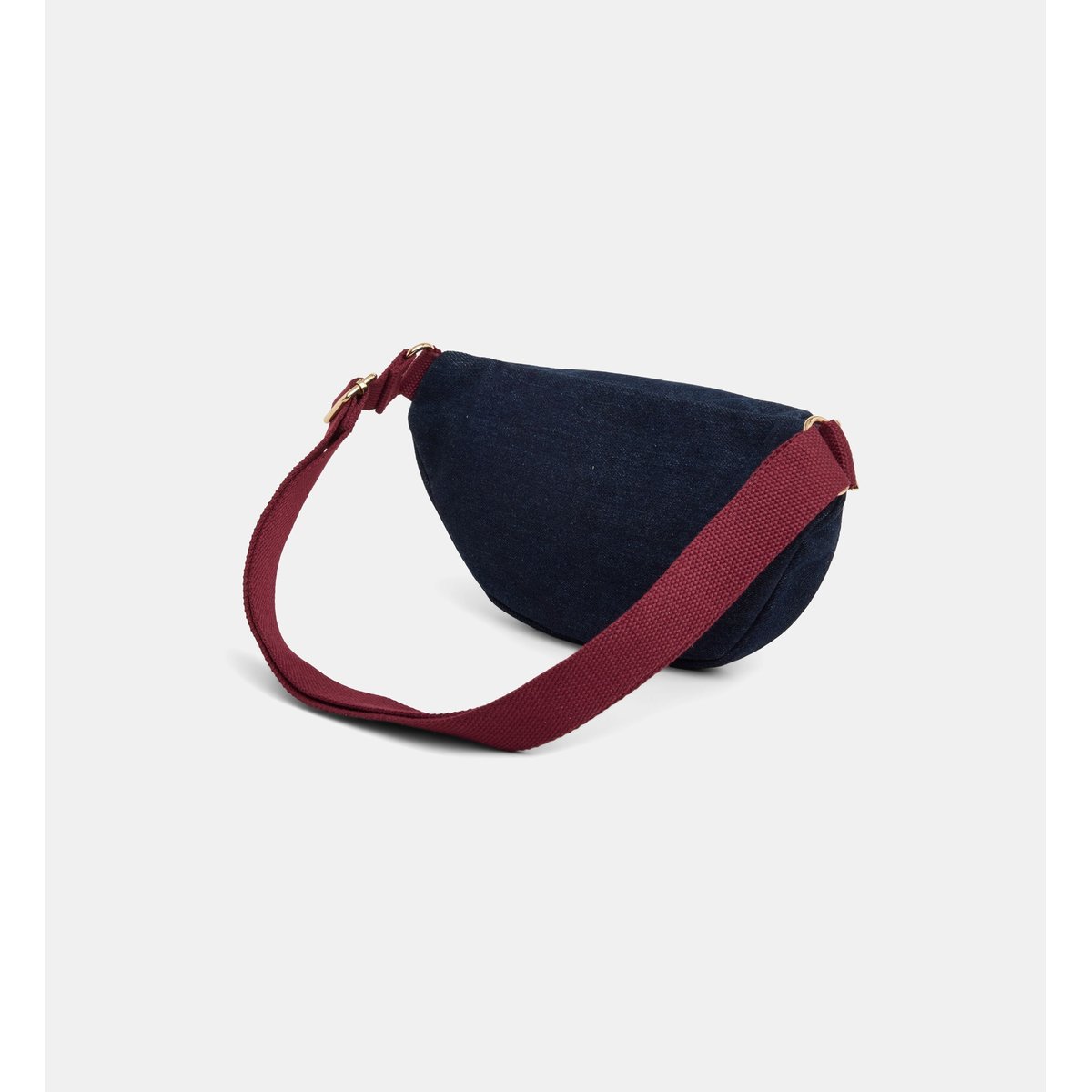 Sac banane almaz coton denim prune, GALERIES LAFAYETTE