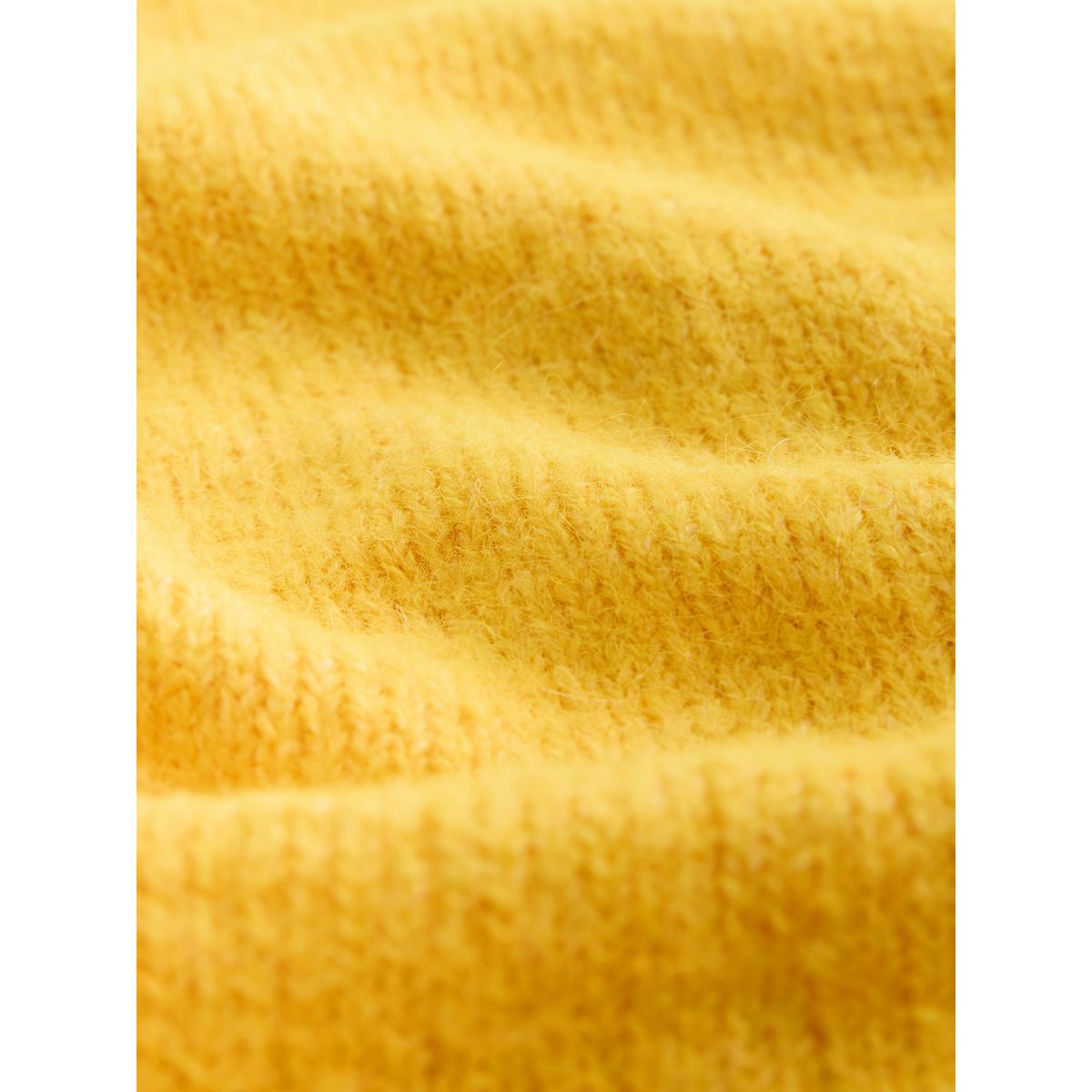 Pull ras du cou avec laine jaune vif, NEXT