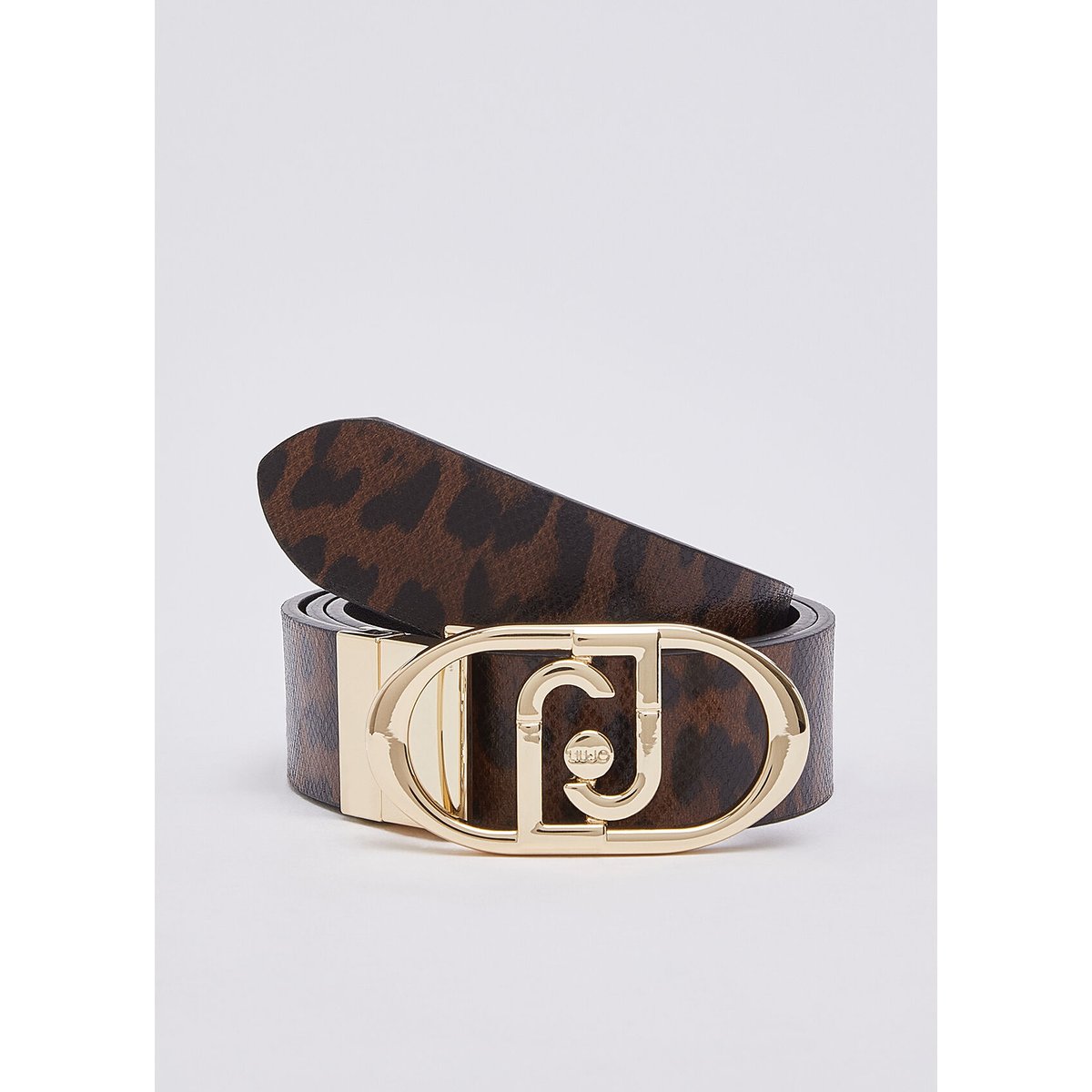 Ceinture animalier réversible noir animalier, LIU JO