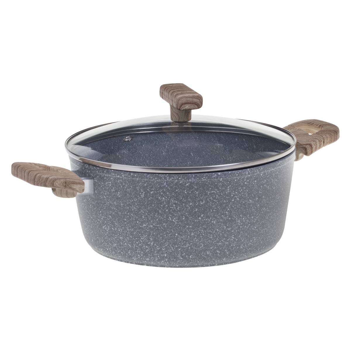 Faitout aluminium forgé NATURE gris, 5FIVE SIMPLY SMART