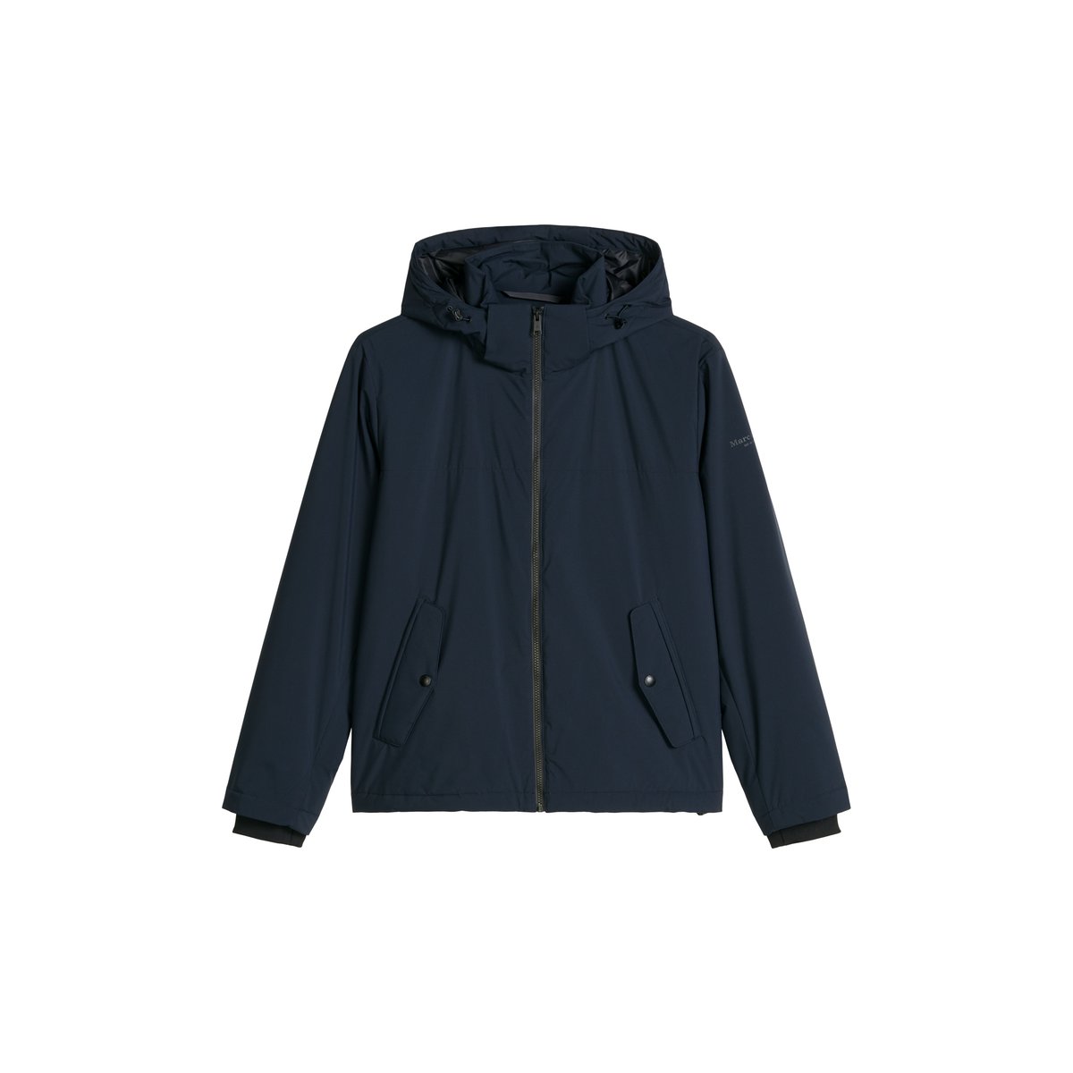 Veste à capuche MOP x Function en tissu haute performance à deux couches bleu, MARC O'POLO
