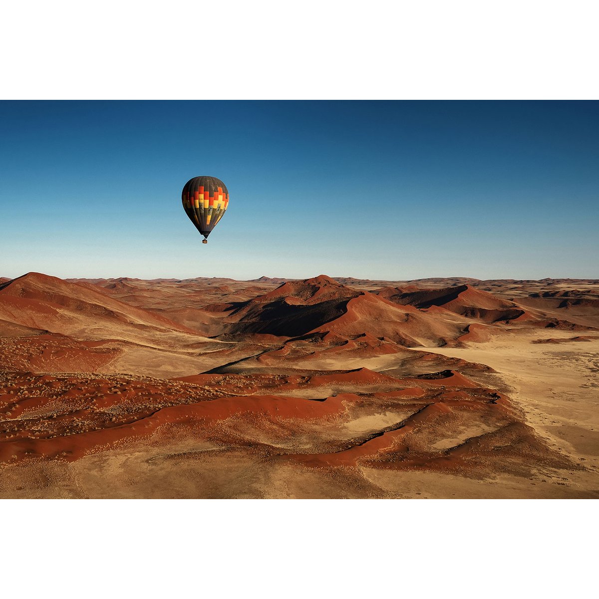 Tableau Vol au dessus du desert tableau alu dibond, HEXOA