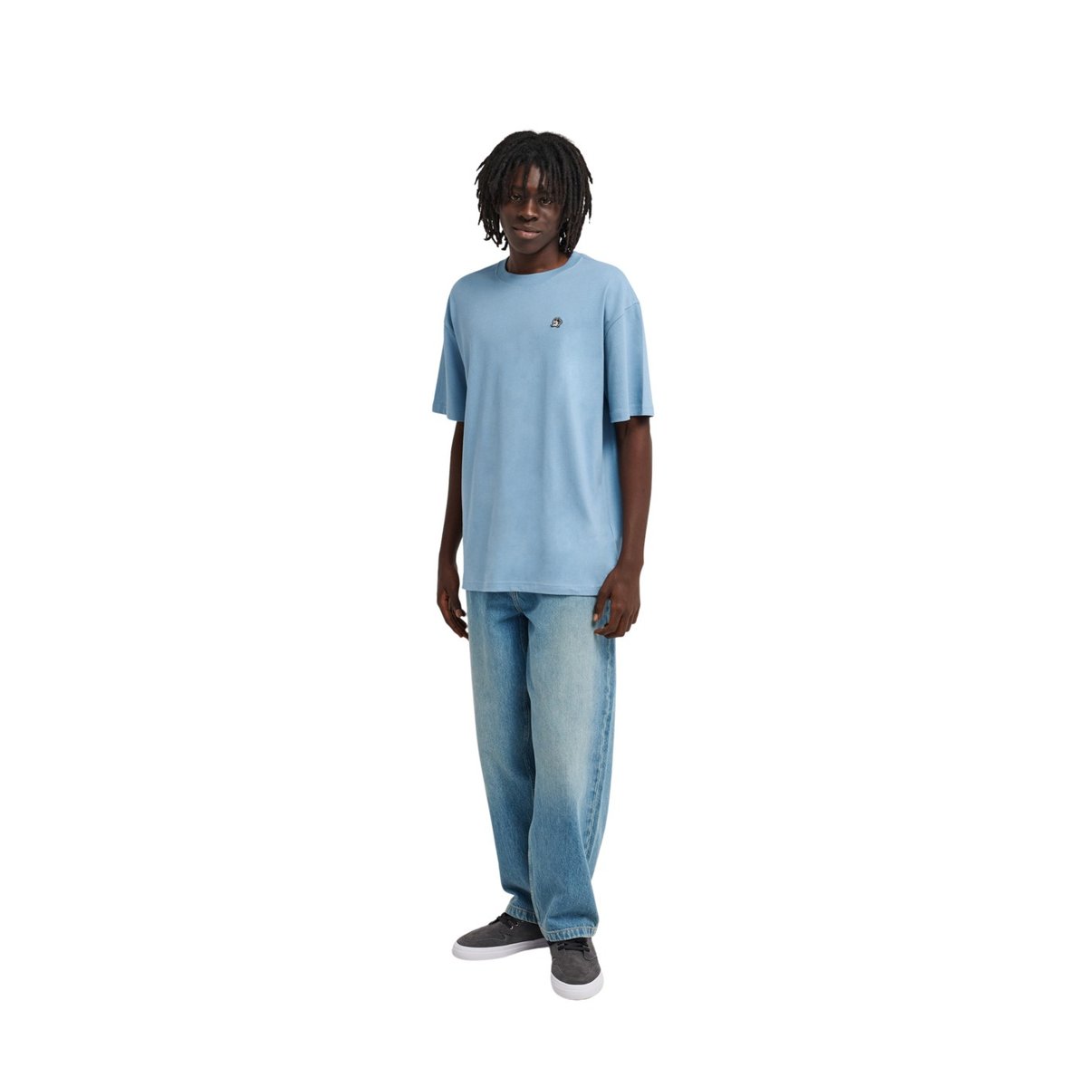 T-Shirt manches courtes MARSHMALLO bleu faded denim, ELEMENT