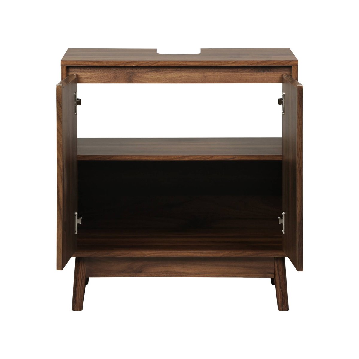 Meuble sous lavabo scandinave décor bois LINEAR naturel, SWEEEK