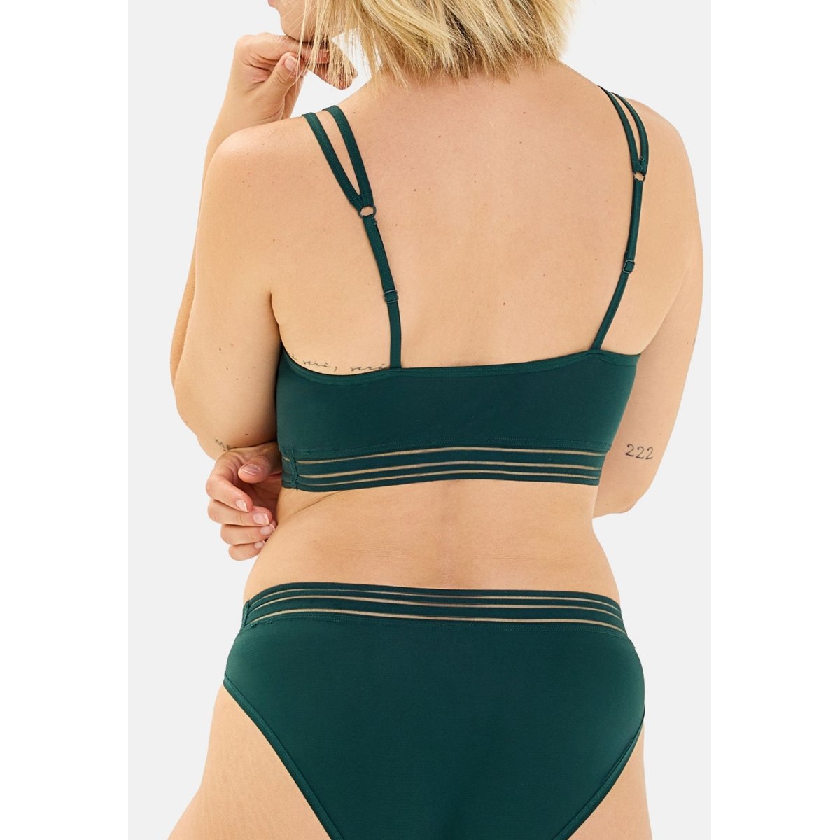 Brassière Zen Light vert forêt, BILLET DOUX