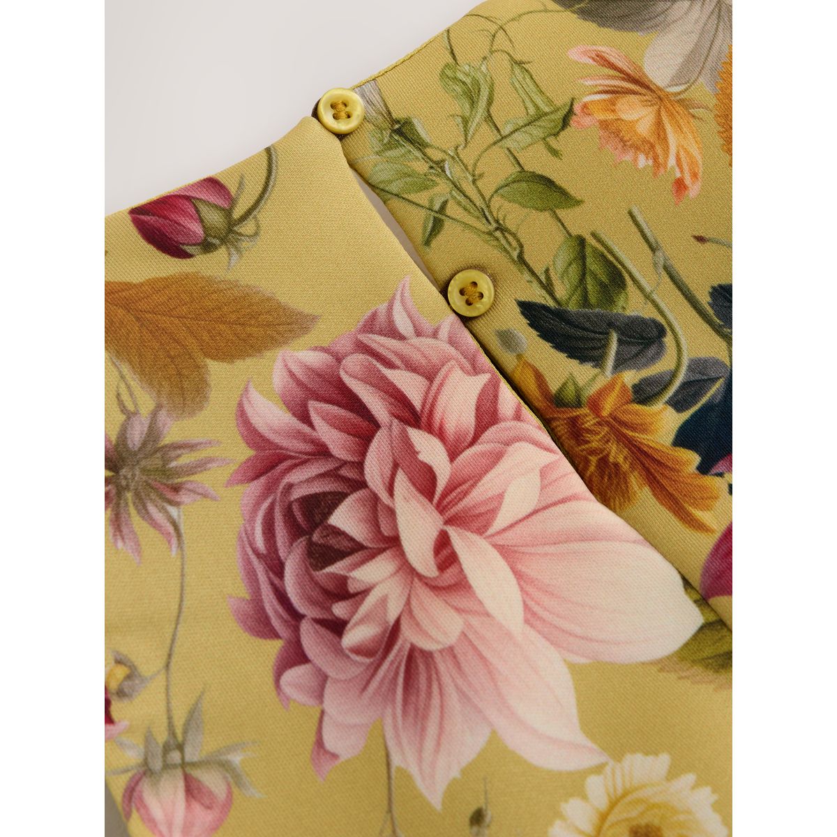Robe style néoprène pour grandes occasions jaune moutarde, NEXT