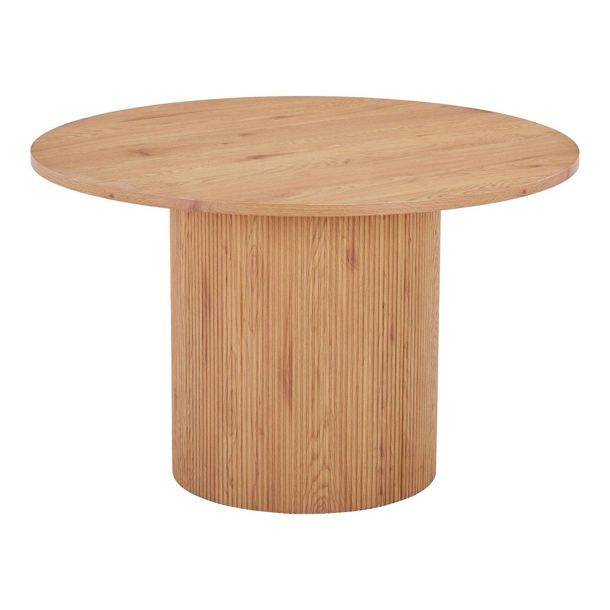 Table ronde moderne 4 places MATERA bois clair, PIER IMPORT