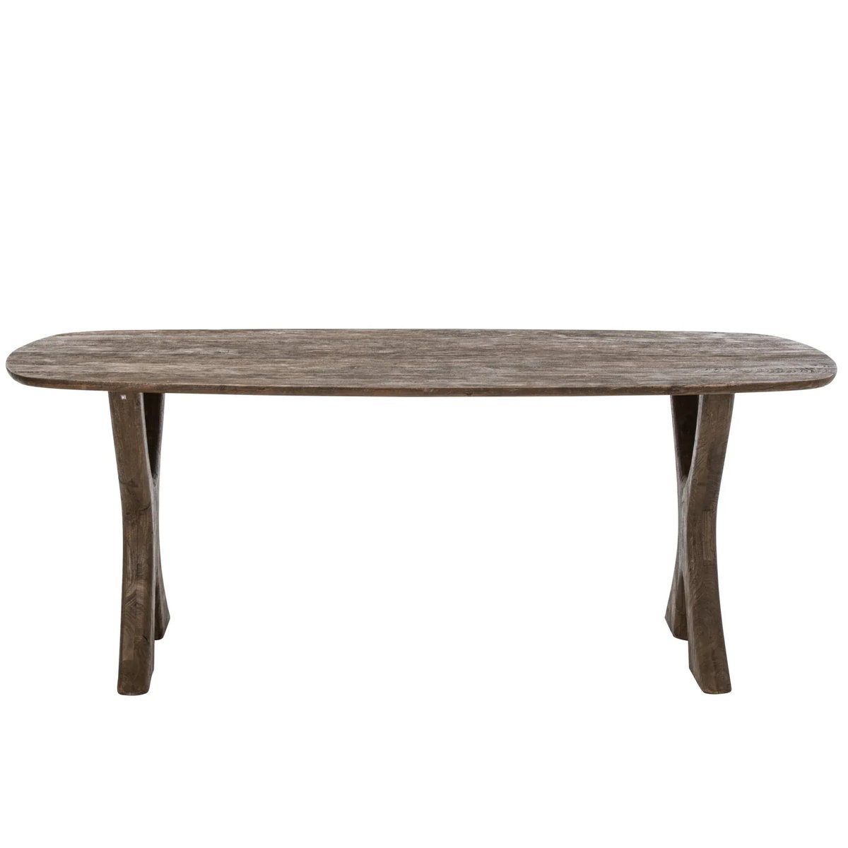 Table à manger rectangulaire bois de manguier L200 8 places - BRUME bois foncé, HELLIN, DEPUIS 1862