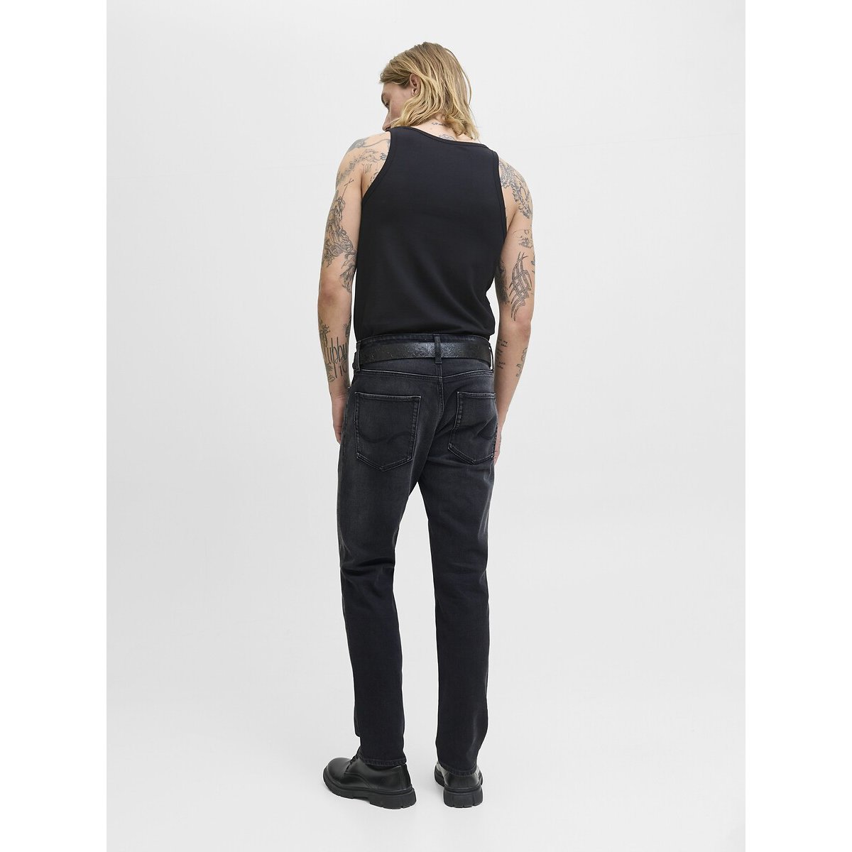 Jean droit Clark noir denim, JACK & JONES