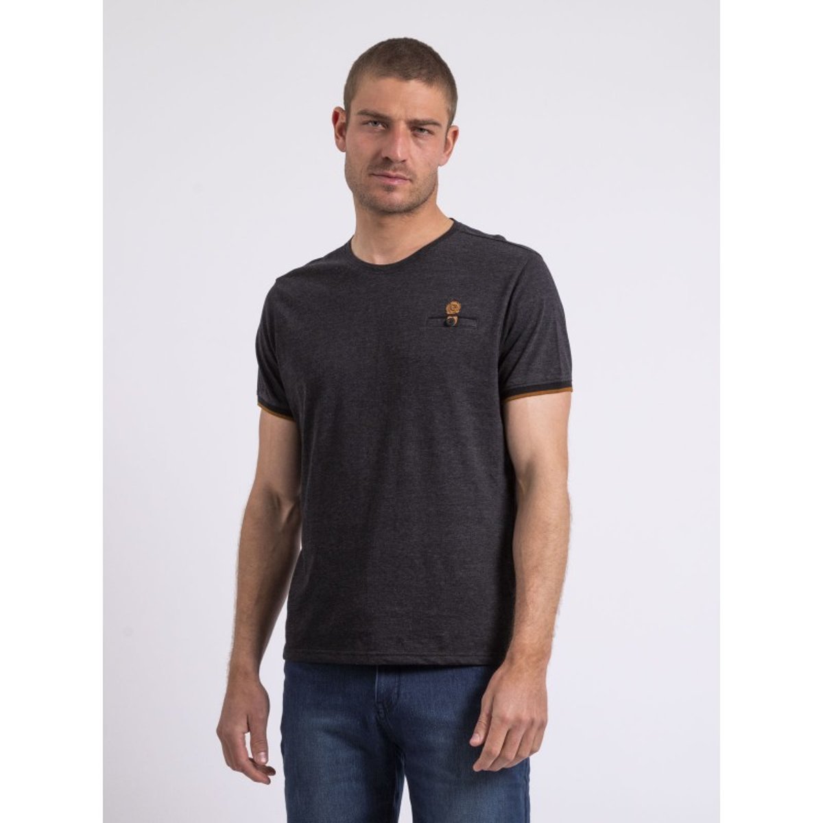 T-shirt Col Rond Nakotoc gris, RITCHIE
