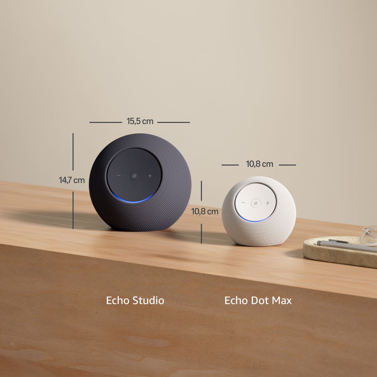 Assistant vocal Echo Dot Max - Glacier White violet, AMAZON