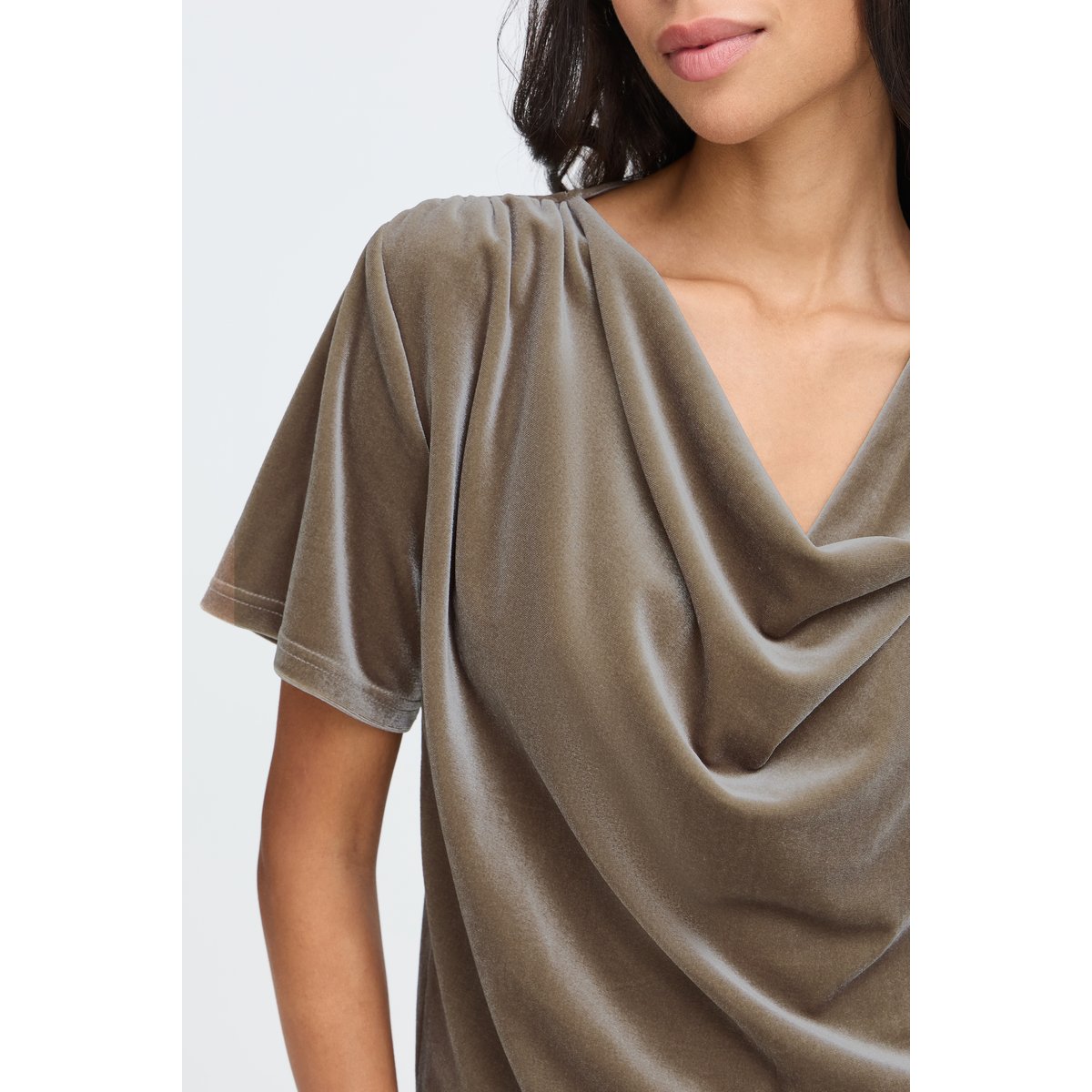 T-shirt beige walnut, B.YOUNG