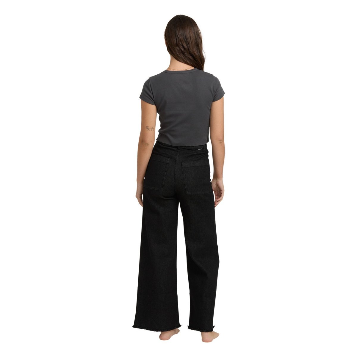 Pantalon ample FREE FALL noir black rinse, BILLABONG