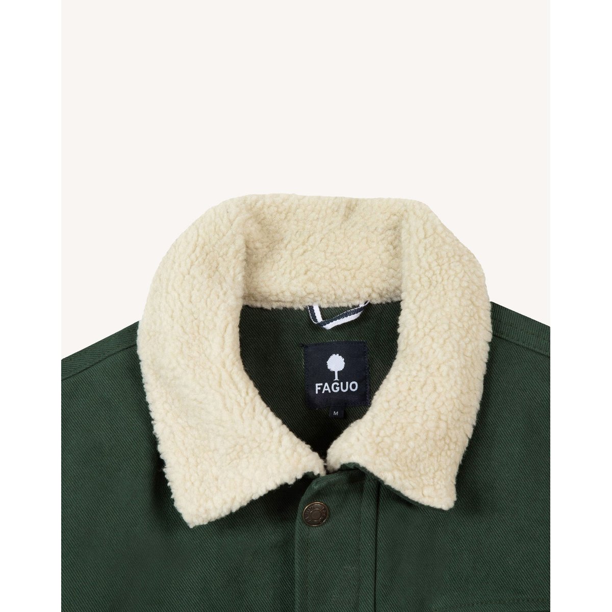 Veste coton SEILLON vert foncé, FAGUO