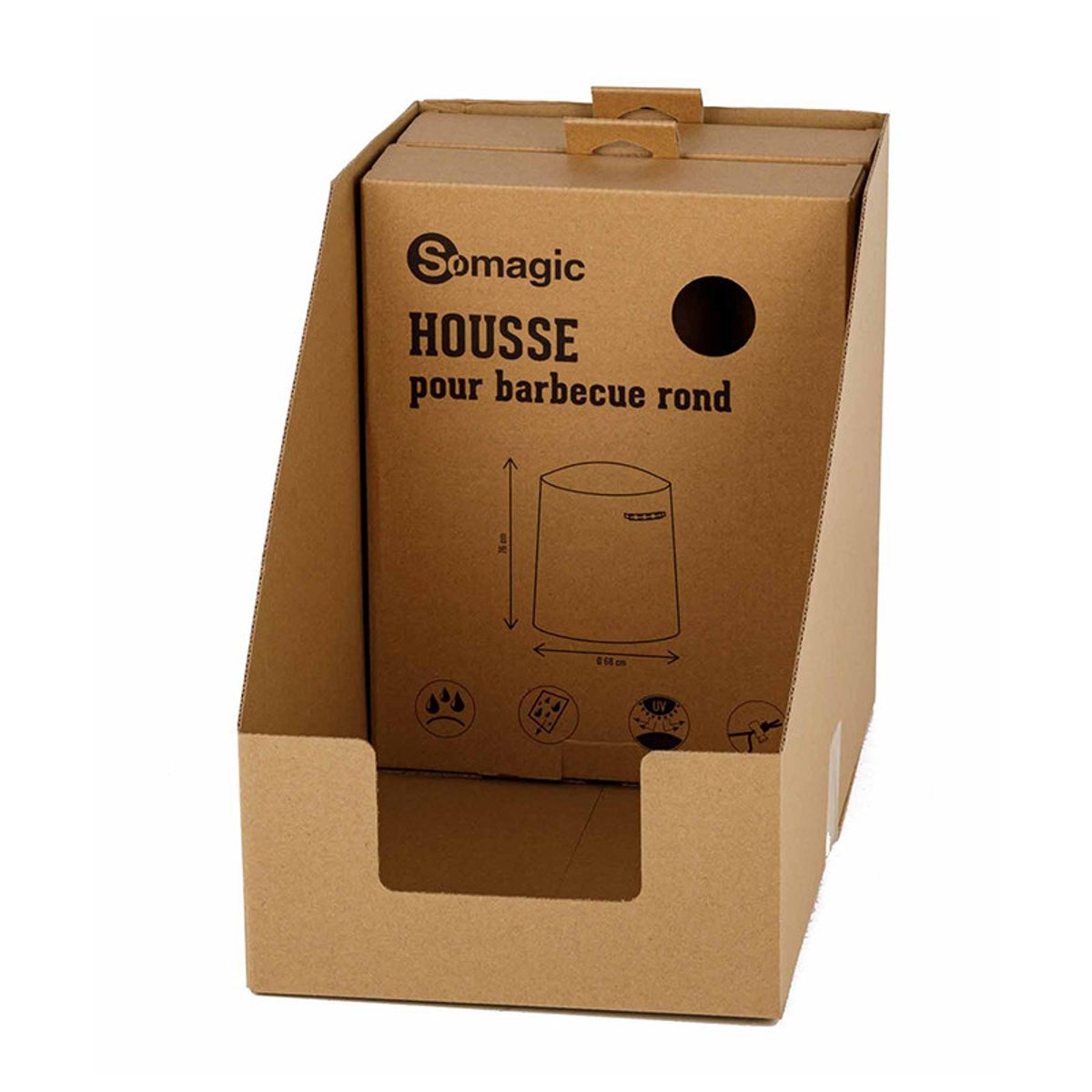 Housse pour barbecue, Housse de protection Somagic noir, SOMAGIC