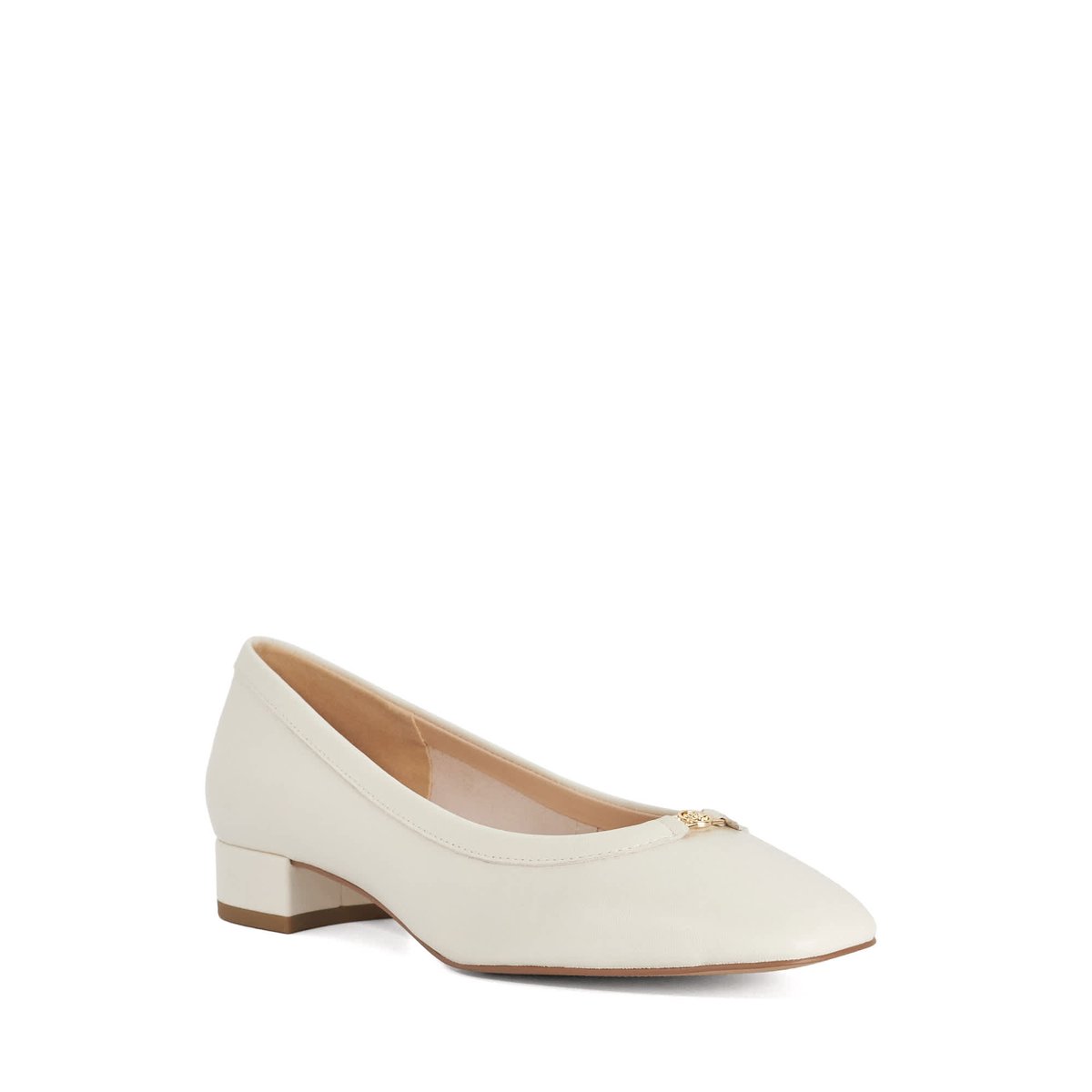 Ballerines en cuir - APPROVE ecru-leather, DUNE LONDON