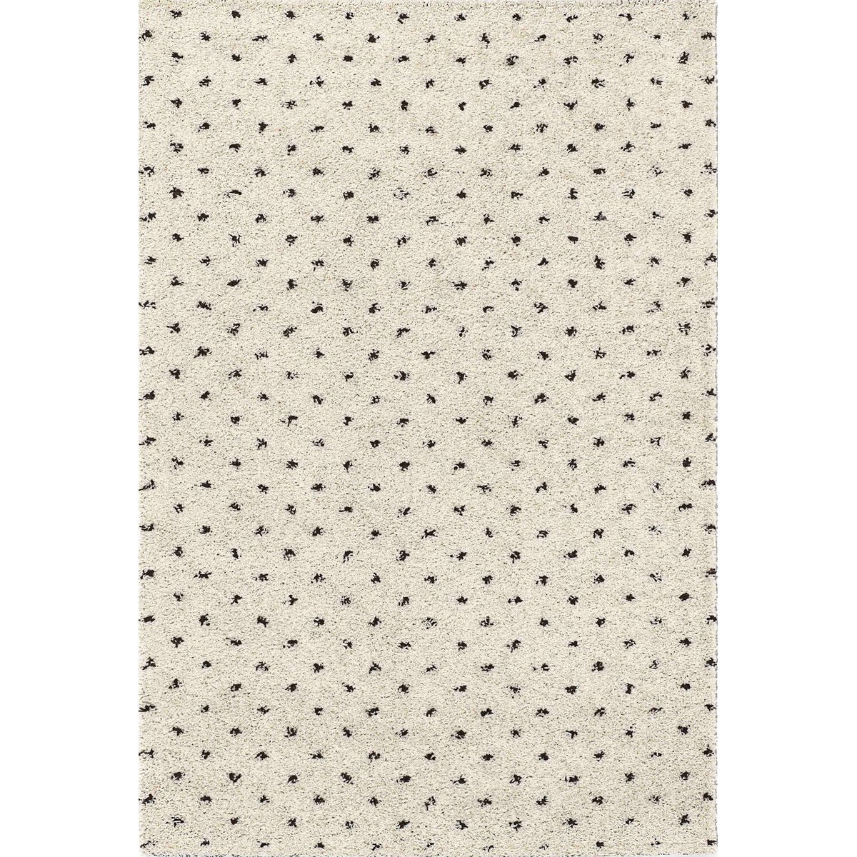 Tapis de salon à poids laine artificielle ASMA crème, NAZAR RUGS