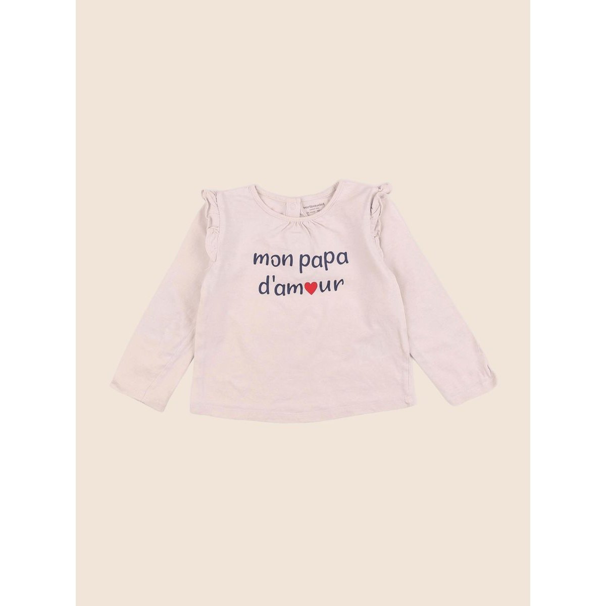 Tee-shirt - Bon état rose, VERTBAUDET