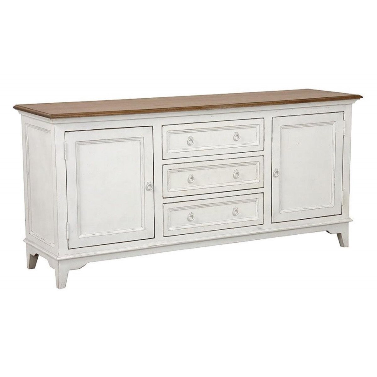 Buffet bas 2 portes - ESQUISSE blanc, INTERIOR'S