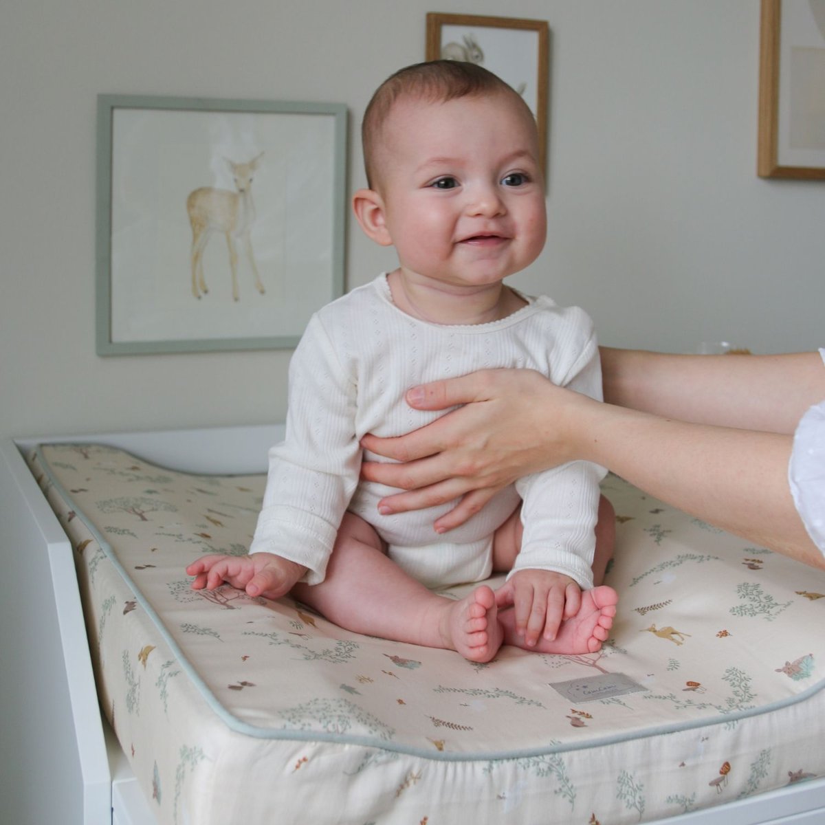 Matelas à langer bébé blanc, CAM CAM
