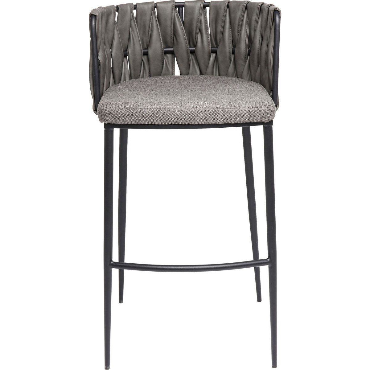 Chaise de bar avec accoudoirs, CHEERIO gris, KARE DESIGN