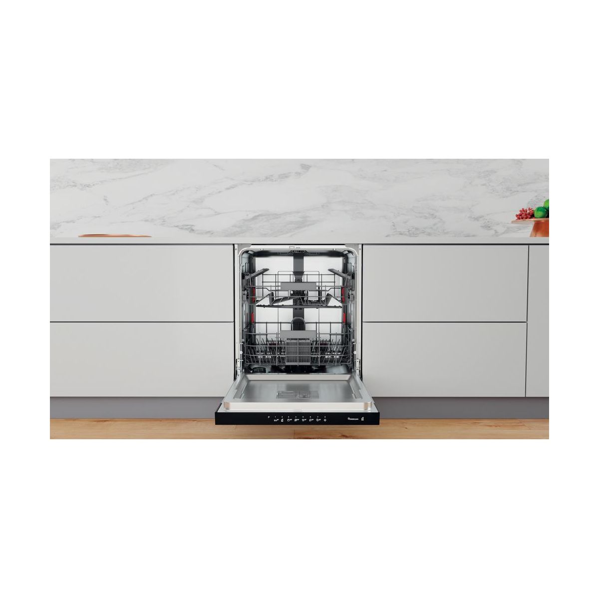 Lave vaisselle encastrable WBC3C34PB bandeau noir, WHIRLPOOL