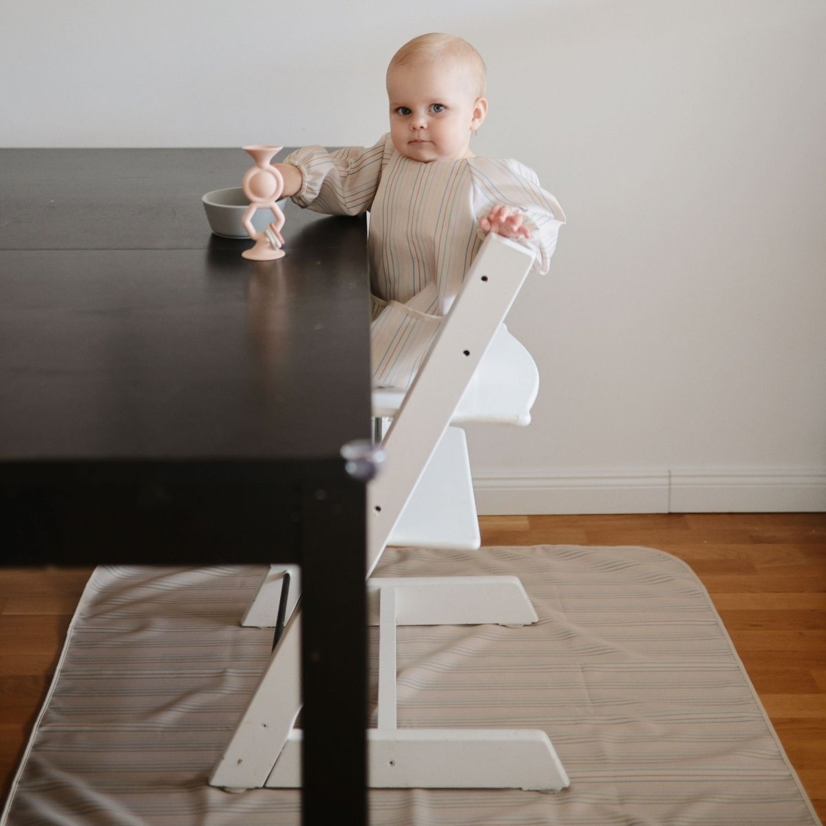 Tapis anti-éclaboussure beige, MUSHIE