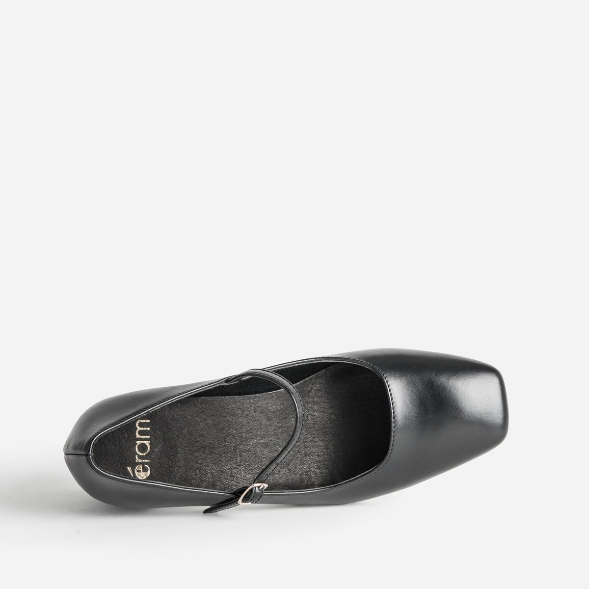 Escarpin en cuir AMBRE noir, ERAM