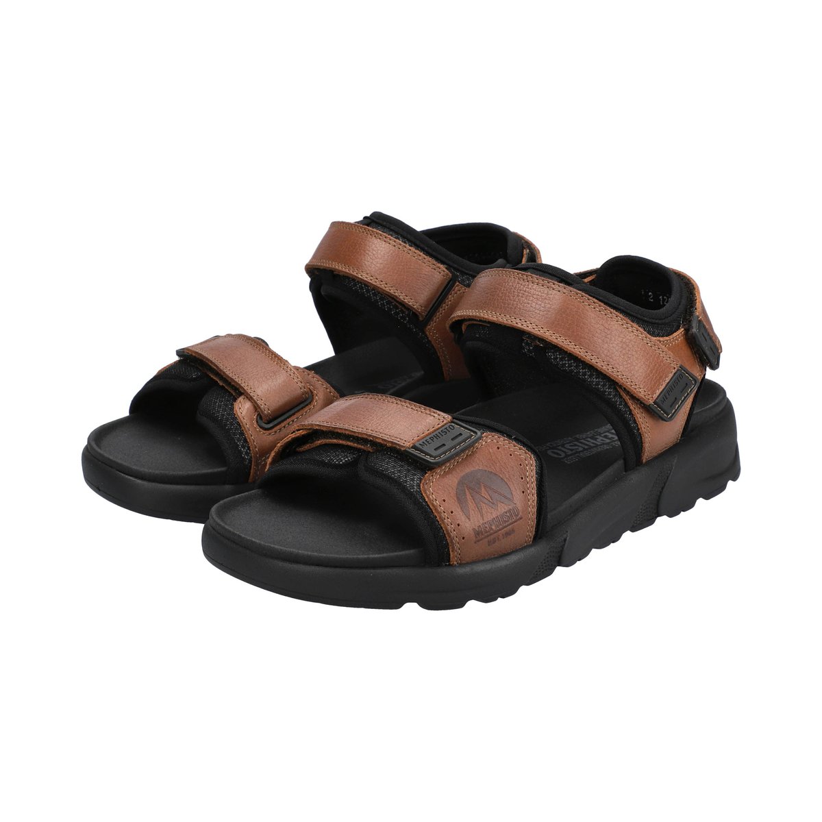 Sandales en cuir / textile TITO marron p5139563, MEPHISTO