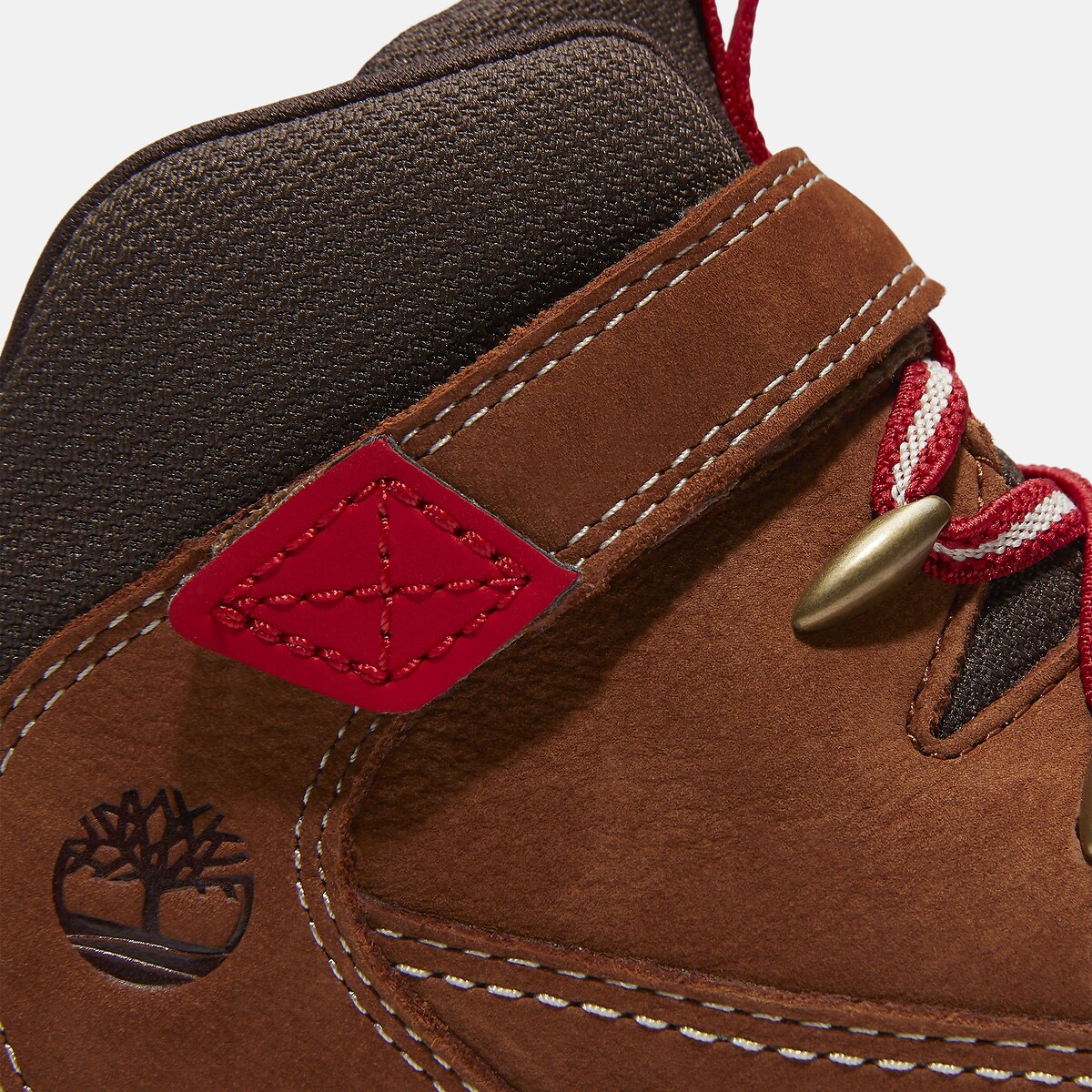 Baskets à lacets élastiqués, LISBON STREET MID LACE marron, TIMBERLAND