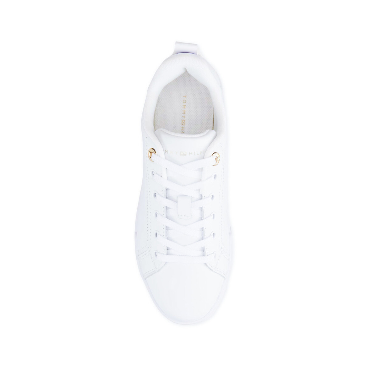 Sapatilhas Chique, em pele branco, TOMMY HILFIGER